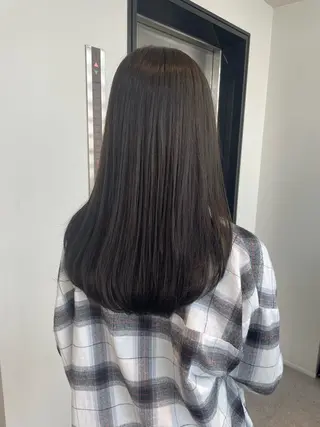 ロング カラー ショート/脱白髪染め ☆宇﨑悠実のヘアスタイル