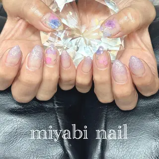 ネイル miyabi nail 桂川駅近くのネイルデザイン