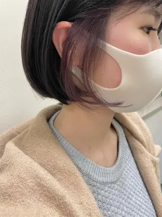 カラー ayaka 縮毛矯正レイヤーのヘアスタイル