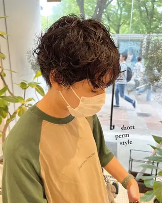 ショート パーマ/名古屋パーマ / コデラ ナナホのヘアスタイル