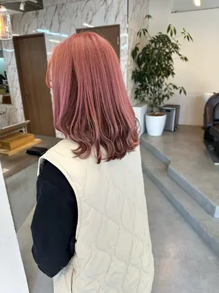 ミディアム カラー ハイトーン×似合わせ 🌱中川慎之介のヘアスタイル