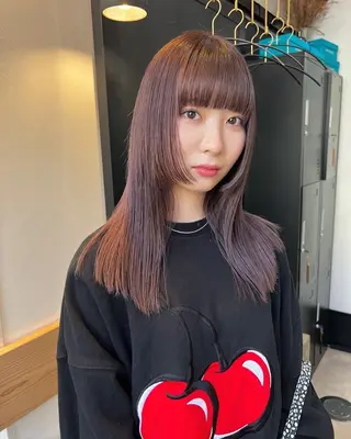 ロング カラー kana ARENDのヘアスタイル