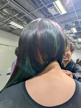 ミディアム 早坂 繁喜のヘアスタイル