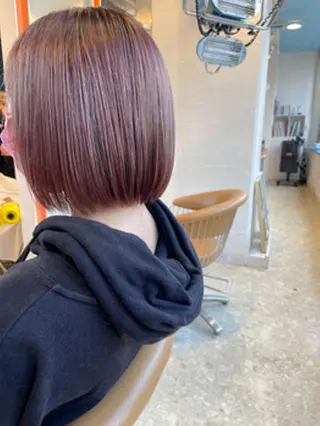 カラー 柔らか透明感カラー ｜ほんのりレイヤー｜のヘアスタイル