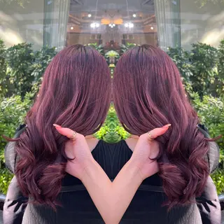 ロング カラー ハイライト/レイヤー /ハイトーン/AOIのヘアスタイル