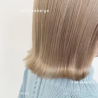 ミディアム カラー レイヤーカット// メイのヘアスタイル