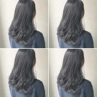 セミロング カラー 【美髪矯正】【スト カール】小野村翔太のヘアスタイル