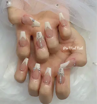 ネイル HANA 長さだしのネイルデザイン