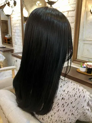ロング カラー 鷺沼駅徒歩1分 キシタクのヘアスタイル