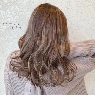 セミロング カラー 顔周りカット/透明感 カラー🤍大塚蛍のヘアスタイル