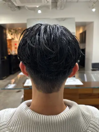 ショート パーマ メンズ ボブ/レイヤー/透明 感カラー/Dai🌿のヘアスタイル