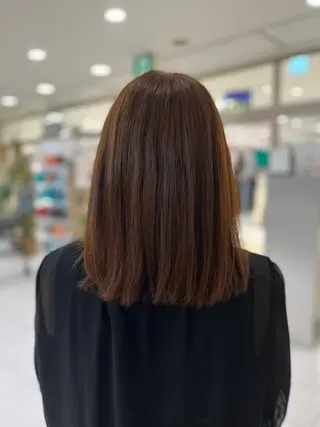 ミディアム カラー 小野 達己のヘアスタイル