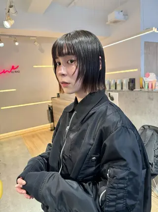 ショート ボブ/パーマ 古家 佑真のヘアスタイル