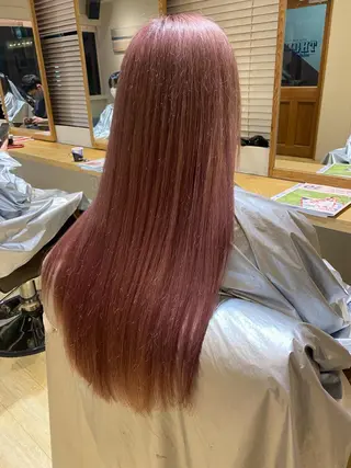 ロング カラー kawabe maikoのヘアスタイル