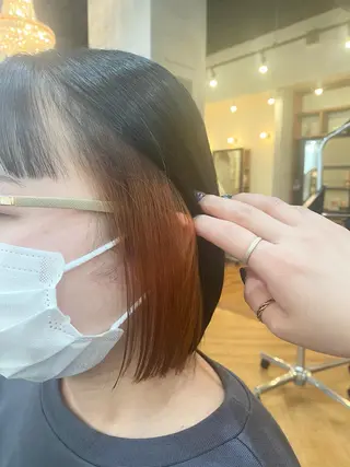 ショート カラー ママ美容師🧸谷山 潮音/ReFa取扱店のヘアスタイル