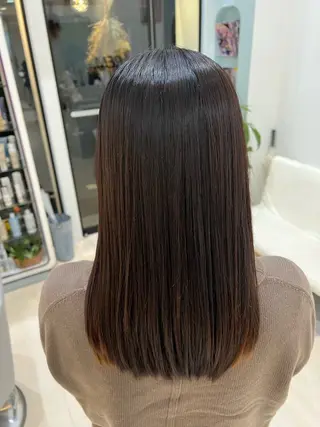 ミディアム カラー パーマ ヘアアレンジ メンズ 堀井 凌平のヘアスタイル