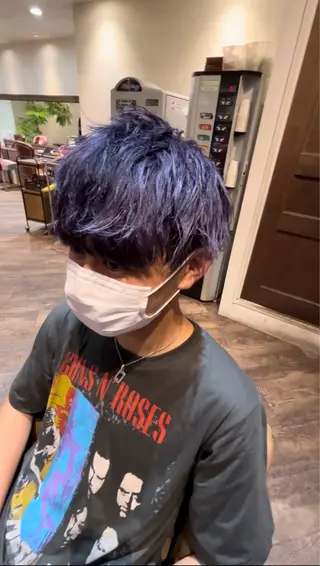 カラー メンズ 橘 ゆきののヘアスタイル