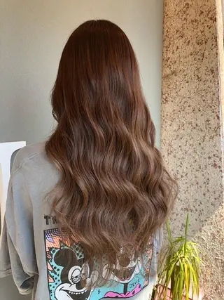 セミロング カラー ヘアアレンジ 大塚 貴之のヘアスタイル