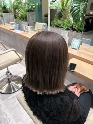 ミディアム 米田 穂乃花のヘアスタイル