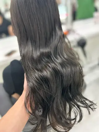 ミディアム カラー 渋谷人気1位✨カラー 縮毛、髪質改善のヘアスタイル