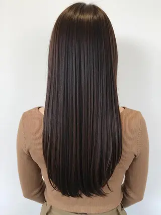 セミロング 浦添 あらさきのヘアスタイル