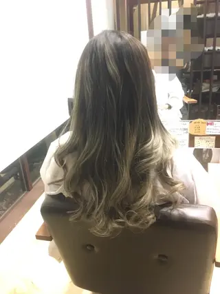 セミロング 北原 練のヘアスタイル