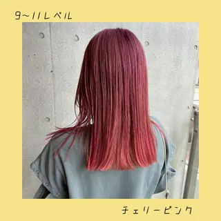 ミディアム カラー 澤崎 智代のヘアスタイル