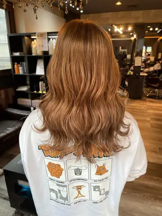 セミロング KIRA スズキ タクヤ／店長のヘアスタイル