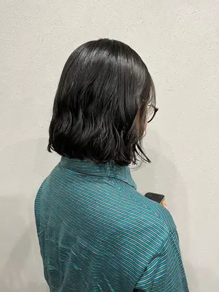 ショート パーマ ロングパーマ木村 ボブパーマのヘアスタイル