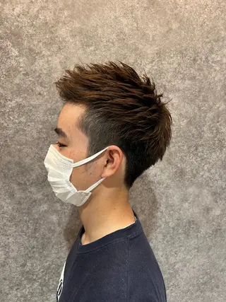 ショート メンズ ルクール喜多町店 コムロのヘアスタイル