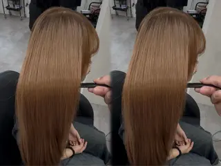 ロング 🫧とぅるん艶髪🫧 透明感カラー×猿渡のヘアスタイル