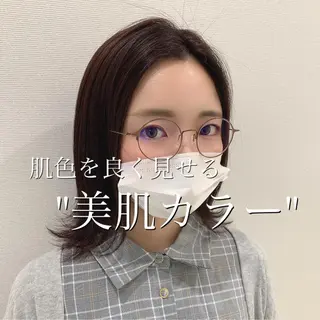 セミロング カラー 【悩み解決!美髪へ】 店長 平間 響のヘアスタイル