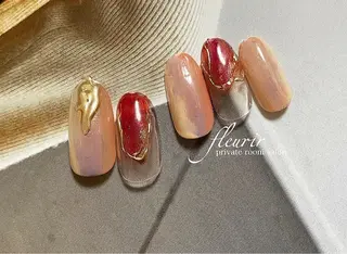 ネイル フルリール 【プライベートサロンのネイルデザイン