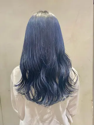 ロング カラー ヘアアレンジ 赤み消しグレージュ 🫒ｒｅｏｎのヘアスタイル