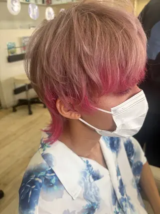 ショート カラー ルプラボウ 石黒よう子のヘアスタイル