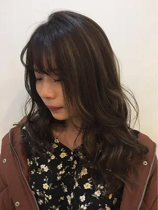 ロング 狩野 羅夢のヘアスタイル