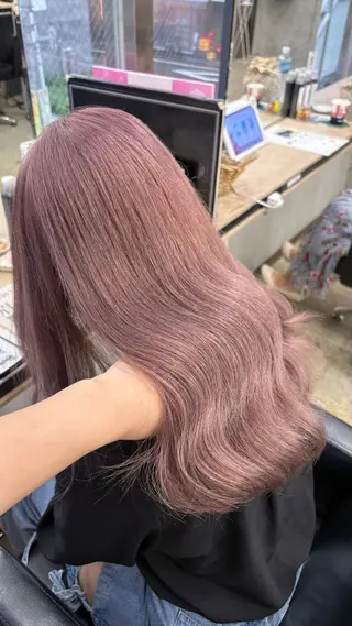 セミロング girly hair 💗SHINO💗のヘアスタイル