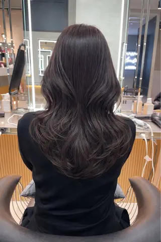 セミロング 韓国ヘア/レイヤー Londエレンのヘアスタイル