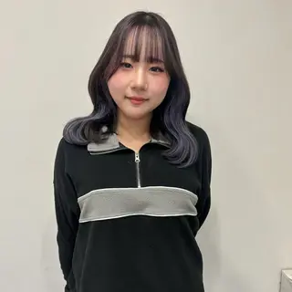 セミロング カラー うる艶カラー/ レイヤー/アスカのヘアスタイル