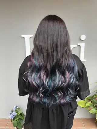 セミロング カラー ヘアアレンジ 大塚 貴之のヘアスタイル