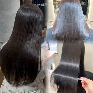 ロング 髪質改善/縮毛矯正 レイヤー/ユウタ👑のヘアスタイル