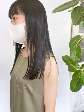 ロング カラー ヘアアレンジ 南堀江 möwen ( メーヴェ )所属・mowen RUIのヘアスタイル