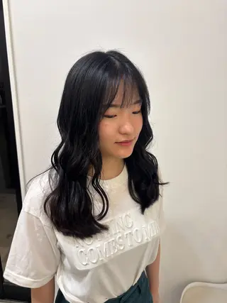 セミロング 髙木 藍紗のヘアスタイル