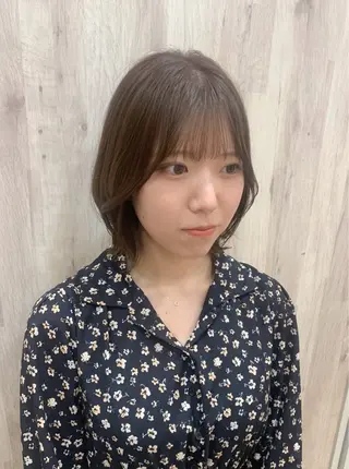 ミディアム 竹村 恵功代のヘアスタイル