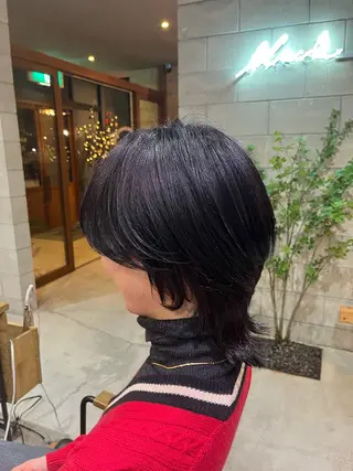 カラー yuto /ブリーチ /艶カラー/縮毛矯正のヘアスタイル