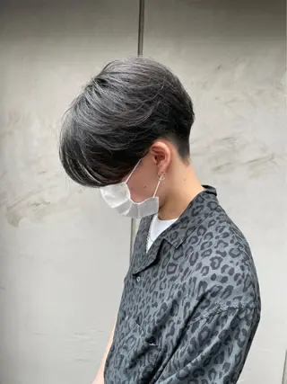 ミディアム カラー パーマ ヘアアレンジ メンズ キッズ ネイル マツエク・マツパ アイブロウ ✂️メンズカット ひろき✂️のヘアスタイル