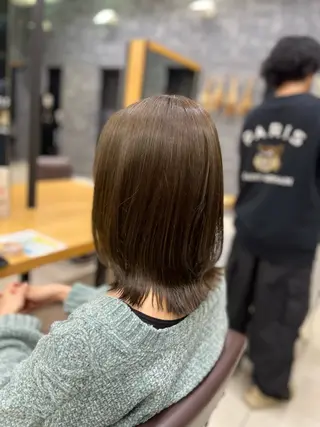 ミディアム 🩵さき🤍 可愛いを叶える美容師のヘアスタイル