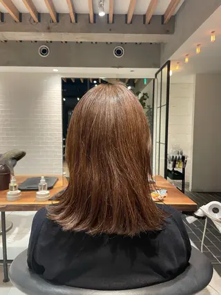ミディアム 髪質改善✨高級カラー 野井琢生のヘアスタイル