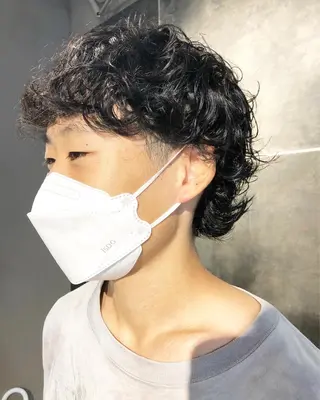 パーマ ヘアアレンジ メンズ メンズ特化✂️栗原 侑也のヘアスタイル