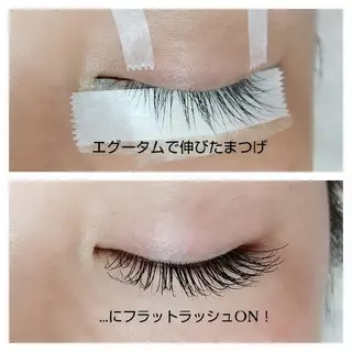 マツエク・マツパ Rouge ・ K  　のマツエク・マツパデザイン